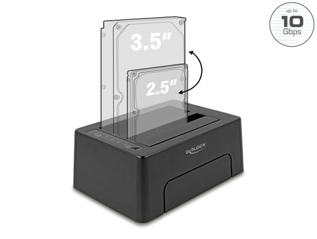 Delock 63957 Usb Type-C™ 10 Gbps Docking Station For 2 X Sata Hdd / Ssd