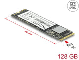 Delock 54078 M.2 Ssd Pcie / Nvme Key M 2280 - 128 Gb