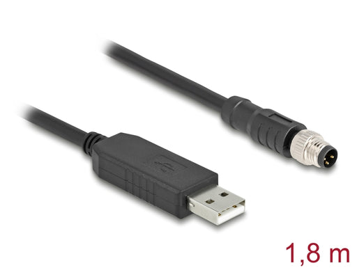 Delock 64258 M8 Serial Connection Cable With Ftdi Chipset