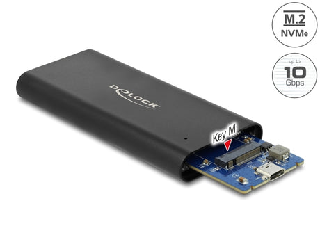 Delock 42614 External Enclosure For M.2 Nvme Pcie Ssd W/ Superspeed Usb 10 Gbps