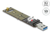 Delock 64069 Converter For M.2 Nvme Pcie Ssd With Usb 3.1 Gen 2