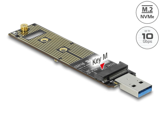 Delock 64069 Converter For M.2 Nvme Pcie Ssd With Usb 3.1 Gen 2