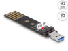 Delock 64197 Combo Converter For M.2 Nvme Pcie Or Sata Ssd With Usb 3.2 Gen 2