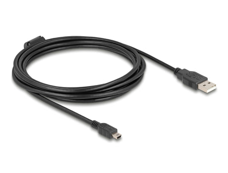 Delock 84915 Cable Usb 2.0 Type-A Male > Usb 2.0 Mini-B Male 3.0 M Black