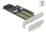 Delock 90486 Pci Express X16 Card To M.2 Key B + Nvme M.2 Key M + Msata