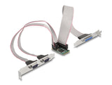 Delock 95232 Mini Pcie I/O Pcie Full Size 2 X Serial Rs-232, 1 X Parallel