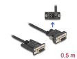 Delock 87835 Serial Cable Rs-232 D-Sub9 Female To D-Sub9 Female