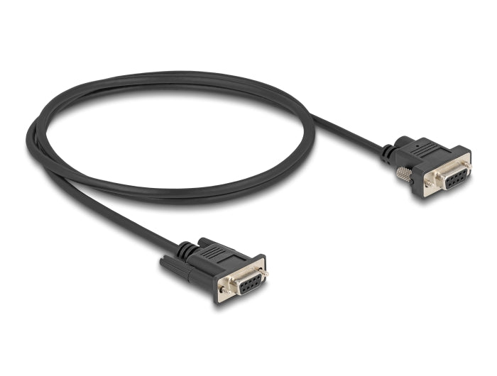 Delock 87837 Serial Cable Rs-232 D-Sub9 Female To D-Sub9 Female