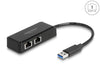 Delock 64194 Usb Type-A Adapter To 2 X Gigabit Lan