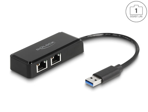 Delock 64194 Usb Type-A Adapter To 2 X Gigabit Lan