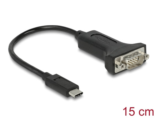 Delock 63908 Adapter Usb Type-C™ > 1 X Serial Db9 Rs-232