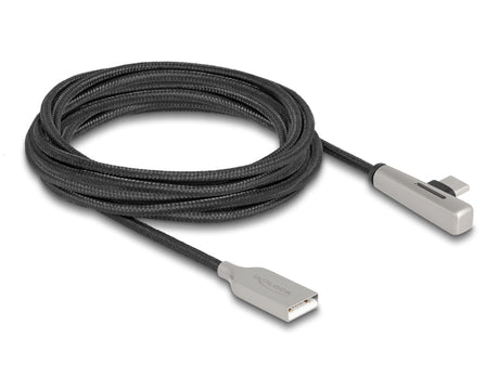 Delock 80768 Usb 2.0 Cable Type-A Male To Usb Type-C™ Male Angled