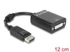 Delock 61847 Adapter Displayport 1.1 Male > Dvi Female Passive Black