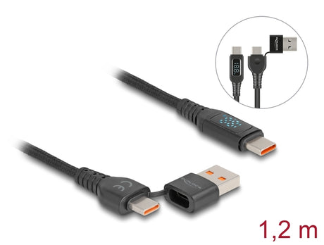 Delock 88137 Usb 2.0 Data And Fast Charging Cable Usb Type-C™