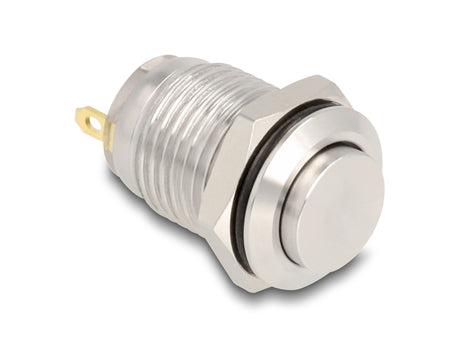 Delock 20983 Push Button For Installation 12 Mm 2 X Solder Connection