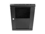 Delock 43418 10″ Network Cabinet With Glass Door 8U Black