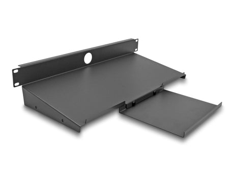 Delock 66749 19″ Shelf For Keyboard And Mouse 1U Dark Grey