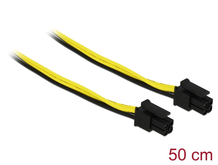 Delock 85778 Micro Fit 3.0 Cable 4 Pin Male To Male 50 Cm