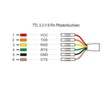 Delock 83787 Usb 2.0 To Serial Lvttl Converter W/ 6 Pin Header Female 1.8 M