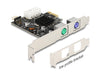 Delock 90049 Pci Express X1 Card To 2 X Ps/2 And Usb Pin Header