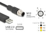 Delock 64257 M12 Serial Connection Cable With Ftdi Chipset