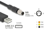 Delock 64258 M8 Serial Connection Cable With Ftdi Chipset