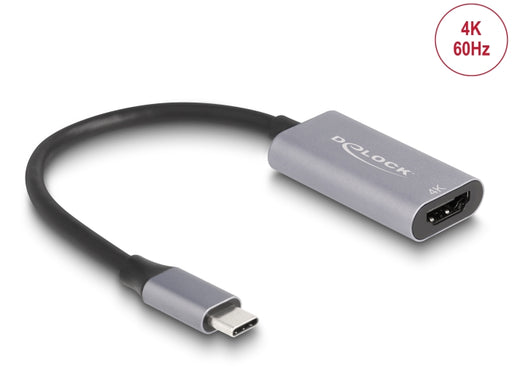 Delock 60020 Adapter Usb Type-C™ Male To Hdmi Female 4K 60 Hz With Hdr And Hdcp