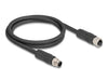 Delock 80519 M12 Cable L-Coded 4 Pin Male To Female Pur