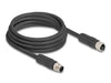 Delock 80521 M12 Cable L-Coded 4 Pin Male To Female Pur