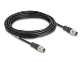 Delock 80865 M12 Cable X-Coded 8 Pin Male To Male Pvc 5 M