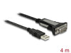 Delock 66323 Adapter Usb 2.0 Type-A To 1 X Serial Rs-232 Db9 4 M