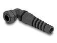 Delock 60499 Cable Gland With Strain Relief 90° Angled Pg7 Black