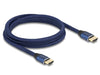 Delock 85447 Ultra High Speed Hdmi Cable 48 Gbps 8K 60 Hz Blue 2 M Certified