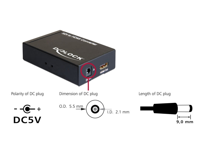 Delock 93237 Converter 3G-Sdi To Hdmi