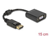 Delock 61006 Adapter Displayport 1.2 Male To Vga Female Black