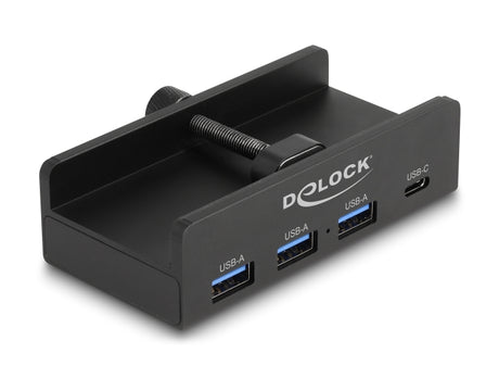 Delock 64284 External Usb 5 Gbps 4 Port Hub 3 X Usb Type-A And 1 X Usb Type-C