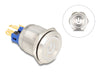 Delock 20986 Push Button For Installation 22 Mm 6 X Solder Connection Led