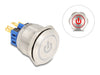 Delock 20987 Push Button For Installation 25 Mm 6 X Solder Connection Led