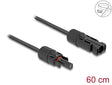 Delock 60675 Dl4 Solar Flat Cable Male To Female 60 Cm Black