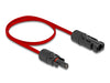 Delock 60674 Dl4 Solar Flat Cable Male To Female 60 Cm Red