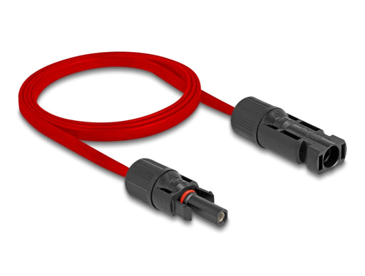 Delock 60676 Dl4 Solar Flat Cable Male To Female 1 M Red