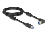 Delock 81105 Usb 5 Gbps Cable Type-A Male To Type-B Male 90° Upwards Angled 2 M