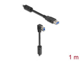 Delock 81112 Usb 5 Gbps Cable Type-A Male To Type-B Male 90° Downwards Angled