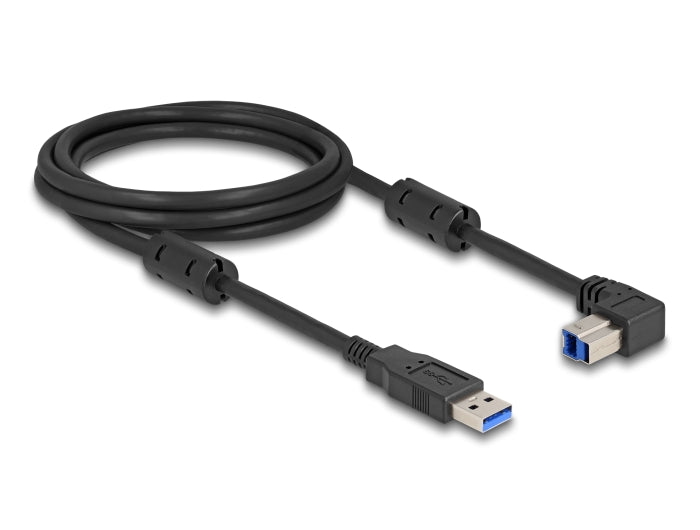 Delock 81113 Usb 5 Gbps Cable Type-A Male To Type-B Male 90° Downwards Angled