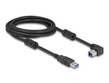 Delock 81114 Usb 5 Gbps Cable Type-A Male To Type-B Male 90° Downwards Angled