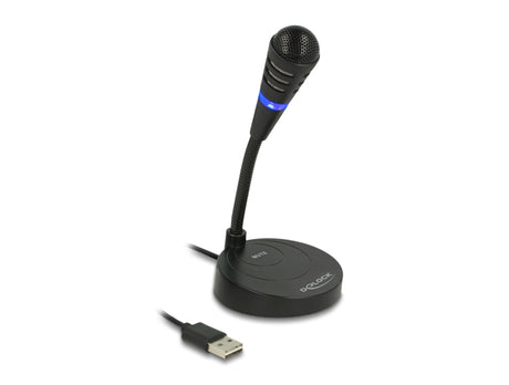 Delock 65868 Usb Microphone With Base And Touch-Mute Button