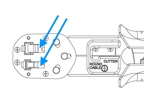 Delock 86499 Rj45 Crimp+Cut Blade Set 5 Pieces For 86450