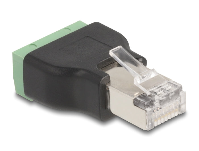 Delock 66603 Rj45 Plug To Terminal Block Adapter 4 Pin