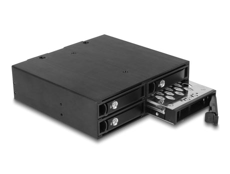 Delock 47233 5.25″ Mobile Rack For 4 X 2.5″ Sata / Sas Hdd / Ssd 12 Gb/S