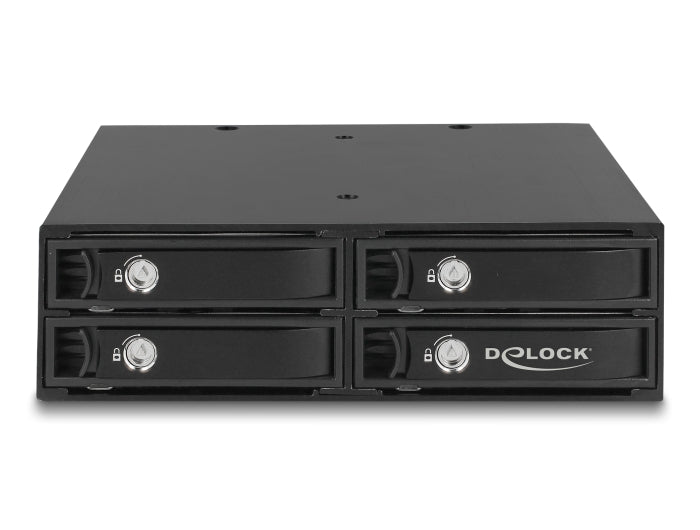 Delock 47233 5.25″ Mobile Rack For 4 X 2.5″ Sata / Sas Hdd / Ssd 12 Gb/S